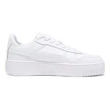 Little Kid's Puma Carina Street Puma White-Puma White-Puma Gold (393847 01)