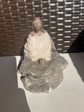 Byron Molds 1985 Vintage Jesus Praying Gethsemane Garden Statue Figurine
