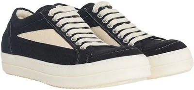 Rick Owens  DRKSHDW 'Felted-Wool' Black/Milk Vintage Low Sneaks