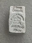 2 Troy Oz .999 Fine Silver Hand Poured Bar- Monarch Precious Metals