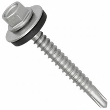 Polycarbonate Sheet Fixings Self Drilling Screws with Washer for Roofing