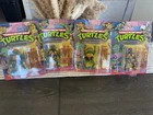 All 4 Unpunched Original 1988 TMNT  10 Back Action Figures