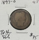1897-O Barber QUARTER 90% Silver Good Looking Coin!!! Better DATE-L@@K!