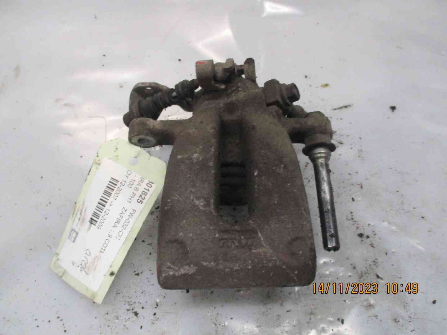 Rear right brake caliper Opel ZAFIRA B 93183697