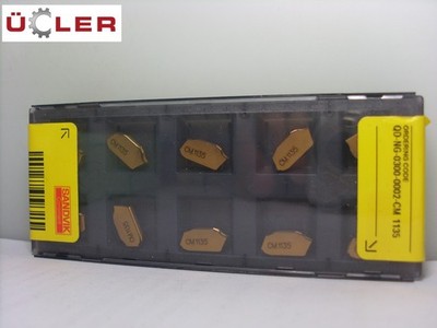 10 X SANDVIK  QD-NG-0300-0002-CM 1135  WENDESCHNEIDPLATTEN CARBIDE INSERTS