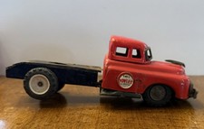 VINTAGE Shell Oil Company Power-X The Superfuel Tin Litho Truck Missing Wheel