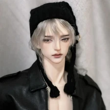 Cool 1/3 BJD Doll SD Resin Joint Eyes Face Makeup Young Male Boy Bare Doll Gift
