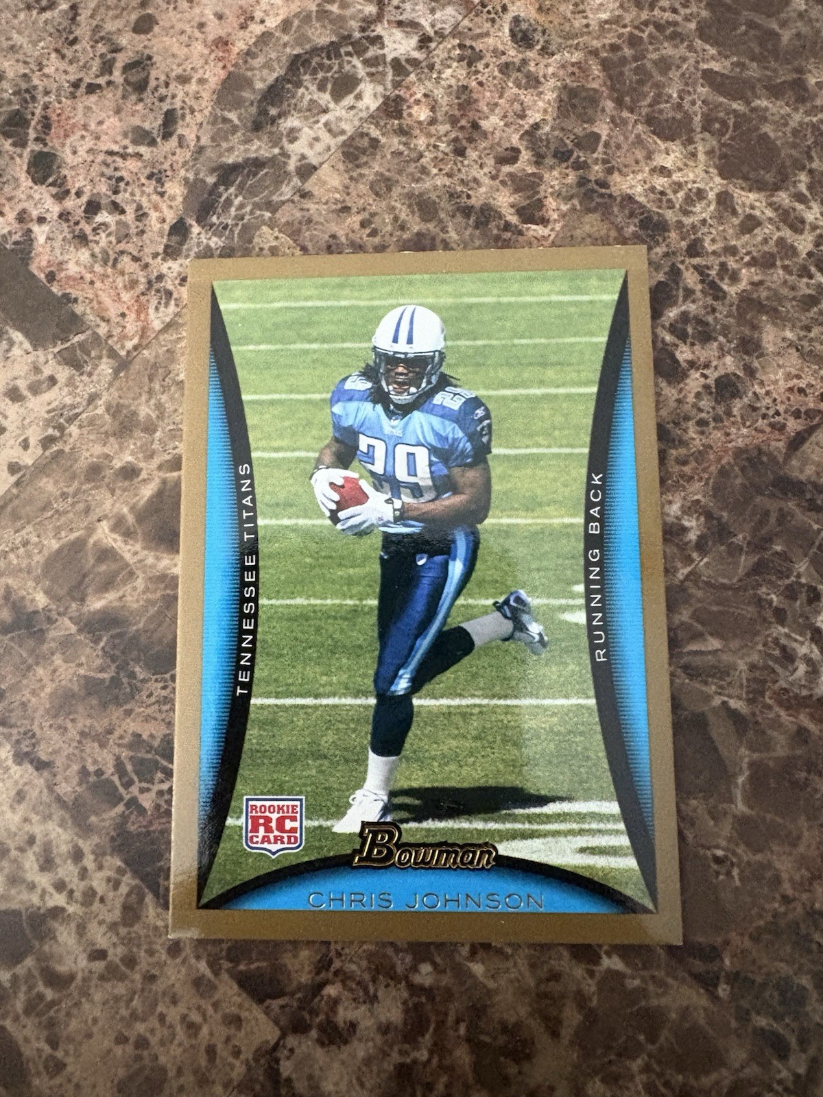 Chris Johnson Bowman #185 Gold