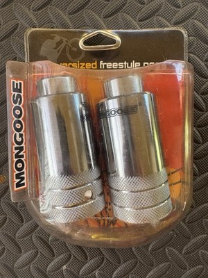 MONGOOSE BMX ORIGINAL BICYCLE PEGS OVERSIZED FREESTYLE 45462