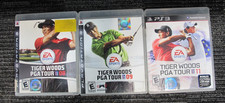 PGA Tour Tiger Woods 08, 09, 11 Bundle Lot - Sony PlayStation 3 PS3 - Tested