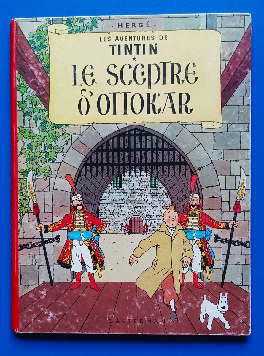 HERGÉ - SÉRIGRAPHIE TINTIN : LE SCEPTRE D'OTTOKAR - Escale 1500 ex. 80 x 60 EUR 418,80 - FR