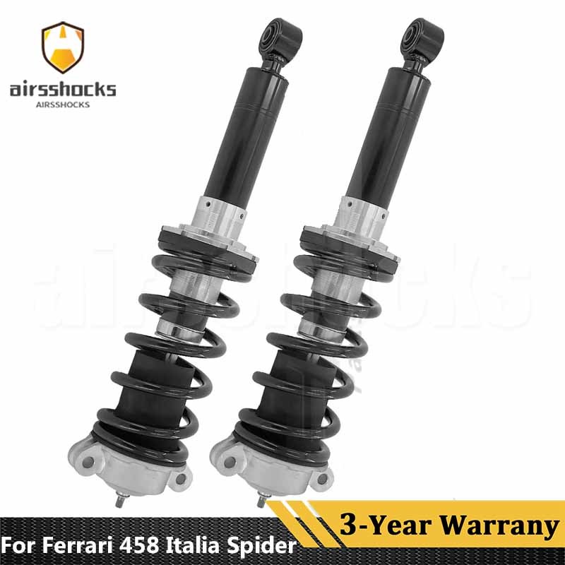 Pair Front Shock Absorber Assys Magnetic For Ferrari 458 Italia Spider 2010-2015