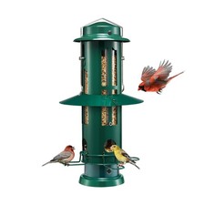 Kingsyard Squirrel Proof Bird Feeder for Outdoors Hanging, Metal Wi... Fast Ship