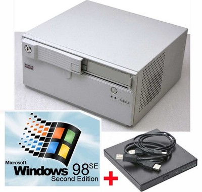 KOMPAKTER COMPUTER WINDOWS 98 ISA PCI 2x USB RS-232 LPT PARALLEL CDROM LAN V9