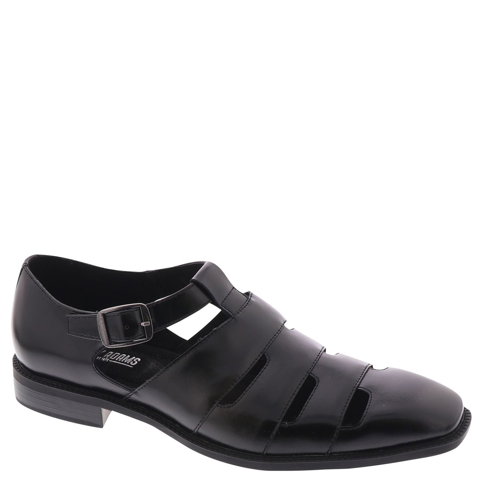 Stacy Adams Shoes Calderon Closed Toe City Sandal Black w/White Size 8.5 — photo 2