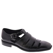 Stacy Adams Shoes Calderon Closed Toe City Sandal Black w/White Size 8.5 — photo 2