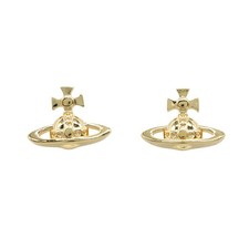 Vivienne Westwood Pierced earrings boucle d'oreilles brass NEW