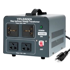 3000w Step Up/Down Voltage Converter Transformer 110-120V to 220-240V