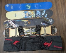 Snowboard BURTON Hummer kissmark Burton board x4 Mission binding x1 case x2
