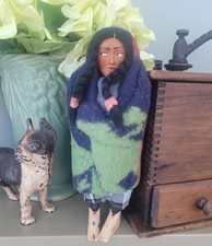 Vintage Skookum Doll/Native American Likeness. Charming, Full Of Character 2