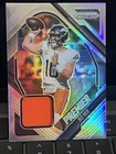 2025 Panini Prizm Bo Nix #PJY-BNX Premier Jersey Patch Silver Prizm
