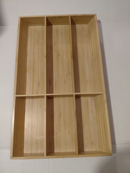 IKEA VARIERA Bambú Utensilios Cubiertos Cubiertos Cajón Organizador 22806 19,5 x 11,75