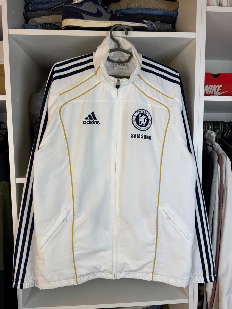 adidas Chelsea White International Club Soccer Fan Apparel and