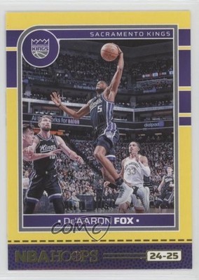 2024-25 Panini NBA Hoops Yellow De'Aaron Fox #111 e9p