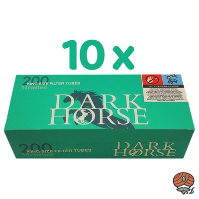 Dark Horse Menthol King Size Filterhülsen (10x 200 Stück)