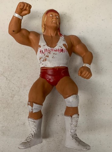 Hulk Hogan White Shirt Vintage 1988 LJN WWF WWE Wr...