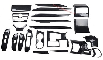 For Lexus NX 200t 300h 2015-2021 ABS Carbon Fiber Interior Decor Full Set Cover