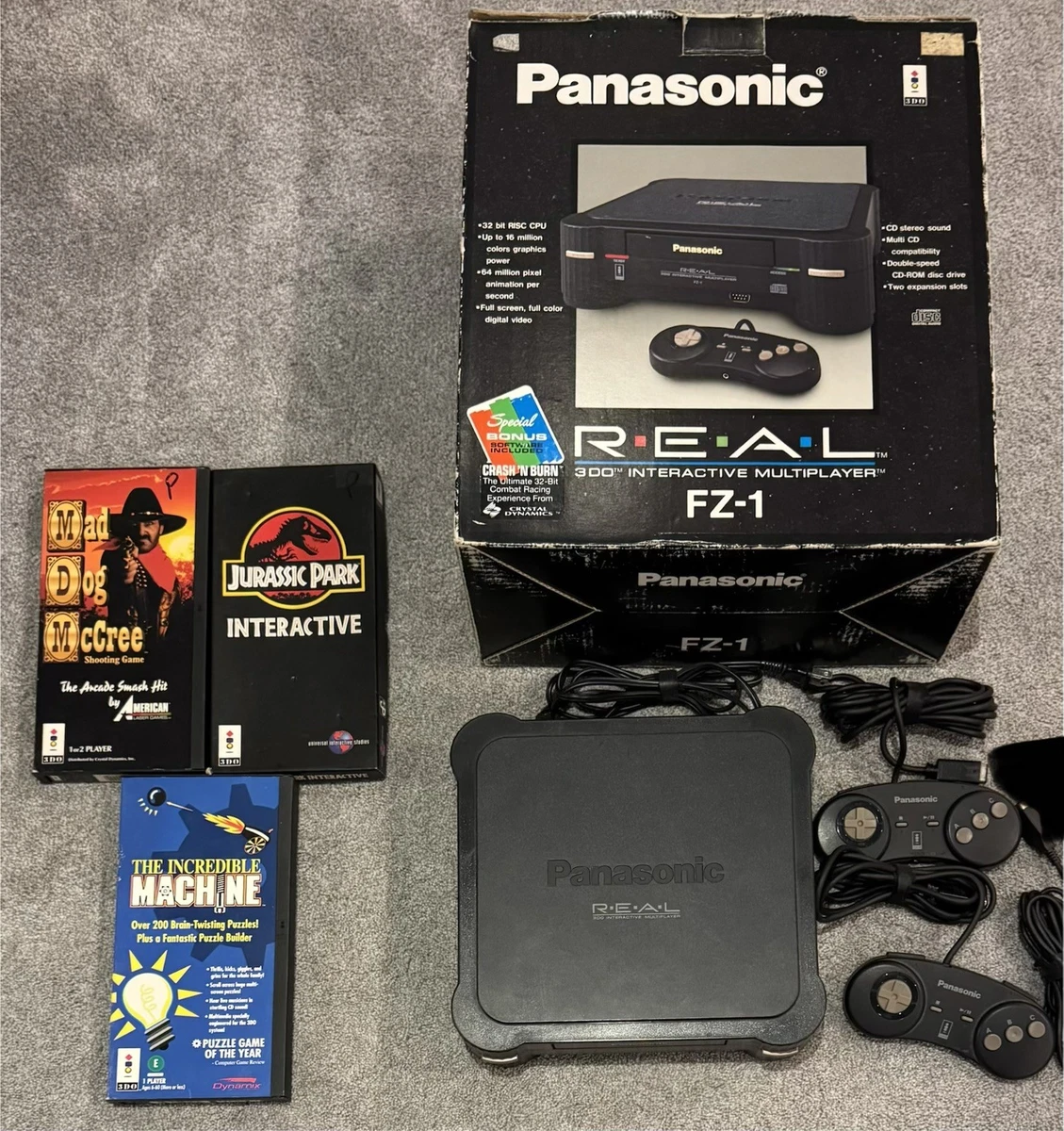 C388K】Panasonic☆3DO R.E.A.L /本体一式＊動作確認済 Panasonic REAL