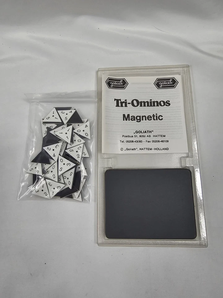 TRIOMINOS Magnetic Travel Version - GOLIATH Vintage, 1994 - Complete - Image 3 of 3