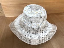 schöner Damensonnenhut  (Designerhut Label fehlt) Größe 58
