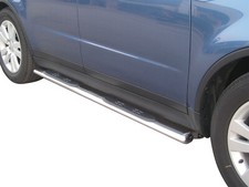 Schwellerrohre oval mit Tritt für SUBARU Tribeca Bj.08- Edelstahl mit TÜV