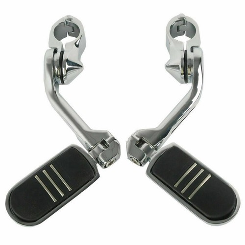 Chrome Engine Guard Highway Bar & Foot Pegs Footpeg Fit For Harley Touring 97-08 - Picture 11 of 11