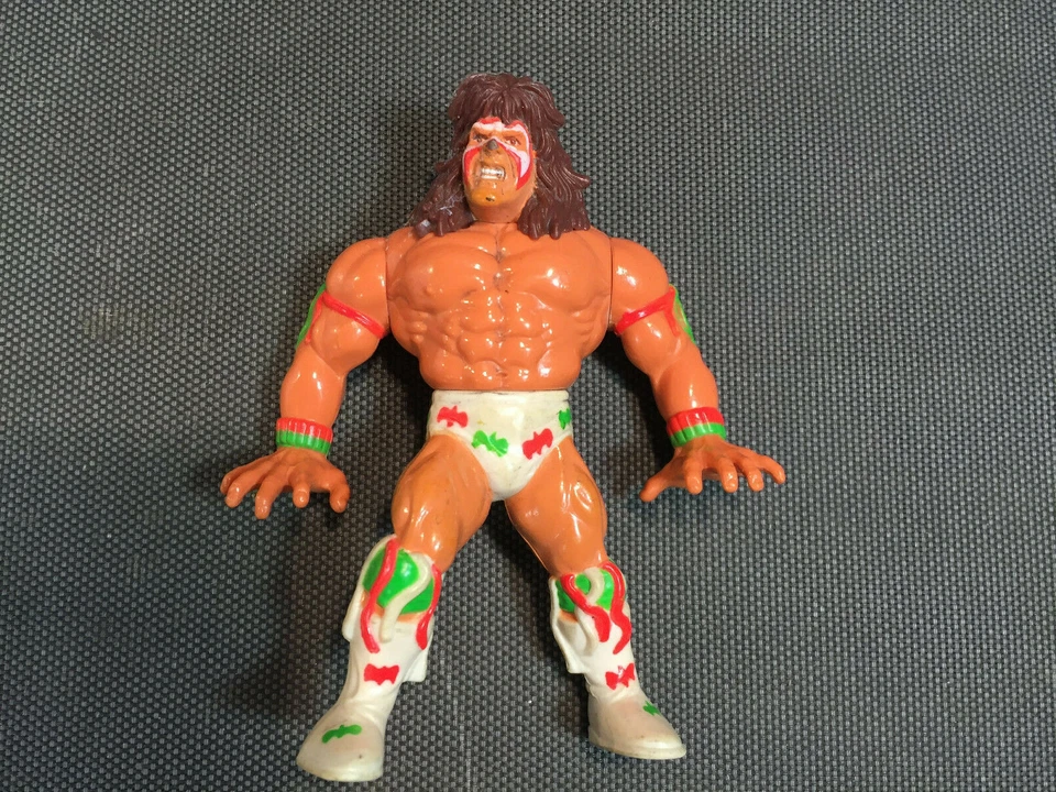 Lot 3 anciennes figurines catcheur Titan Sport Hasbro vintage Big Boss Man - Photo 2/4