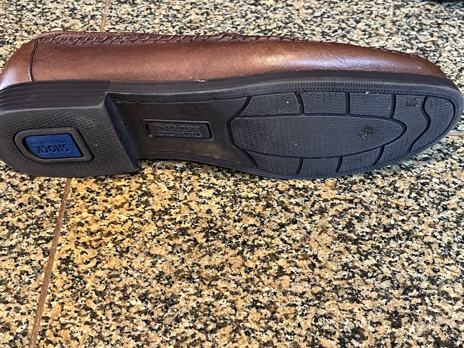 SAOLA Giorgio Brutini Mens Tassel Loafer Shoes 10 Med Brown Woven Preppy Loafers