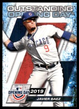 2021 Topps Opening Day - Outstanding Opening Day - Javier Baez OOD-3