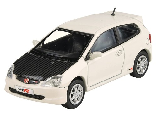 2001 HONDA CIVIC TYPE R EP3 WHITE 1/64 DIECAST MODEL CAR PARAGON PA-55347 - Picture 3 of 4