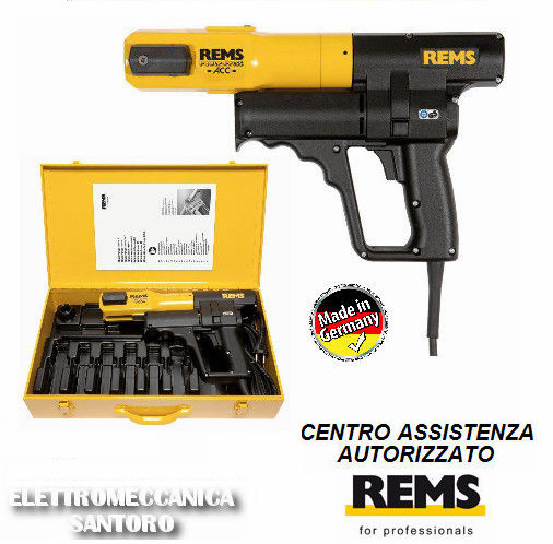 PRESSATRICE RADIALE ELETTRICA REMS POWER PRESS ACC RITORNO AUTOMATICO IN VALIGIA