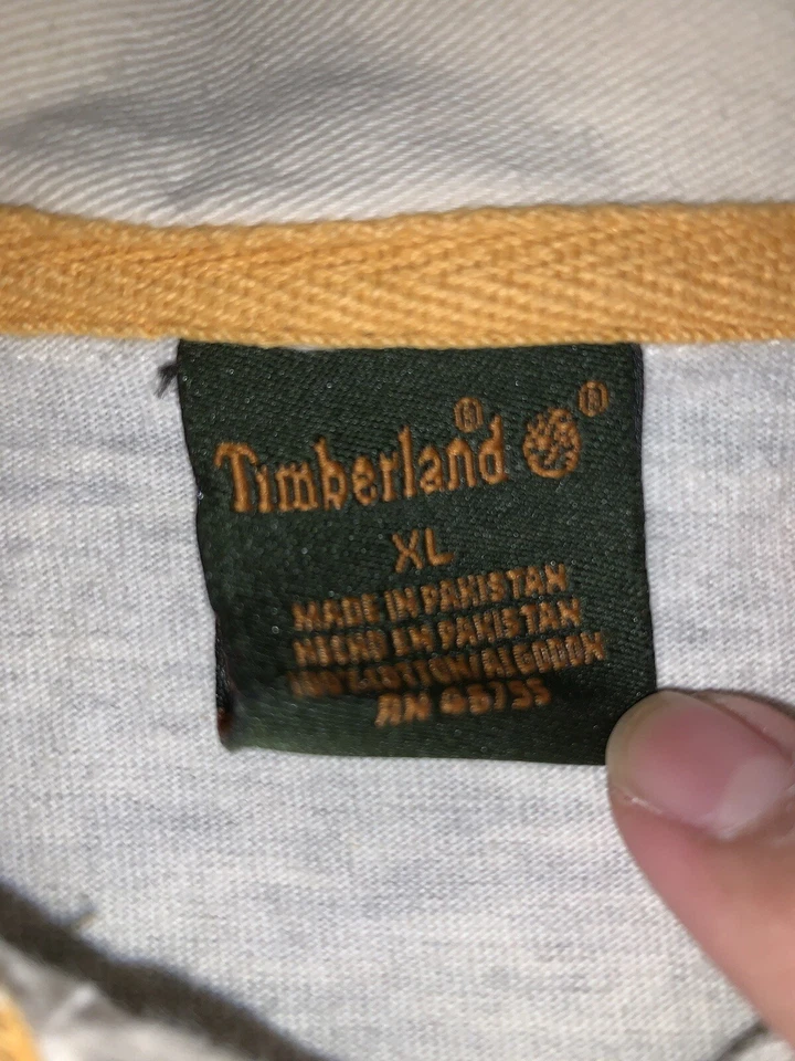 Timberland XL молодежи в полоску многоцветный длинным рукавом рубашка 2000-х Throwback - Изображение 4 из 4