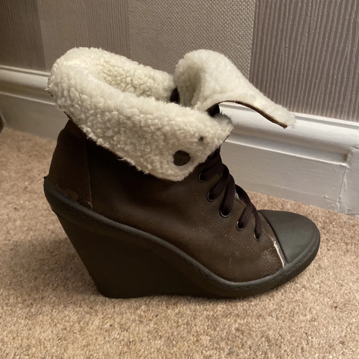 Dune fur shop lined boots