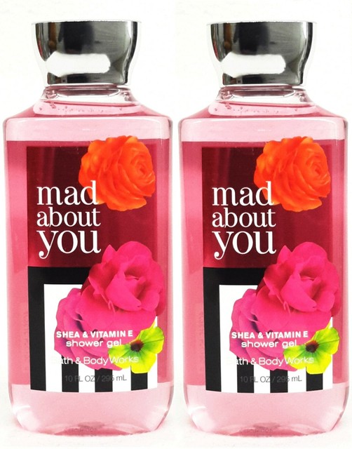 2 Bath & Body Works MAD ABOUT YOU Shower Gel Body Wash Shea & Vitamin E