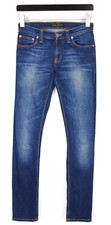 Nudie Tight Long John Deep Murky Jeans Damen Schlank W26/L32