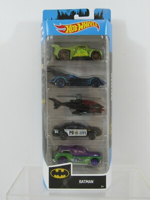 Batman Hot Wheels 5-Pack Set Mattel 2018 (Pg43E)