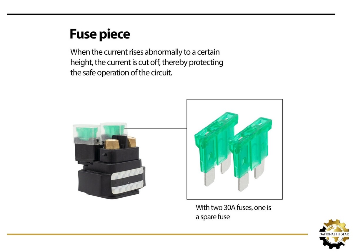 Yamaha Wolverine 350 Solenoid Starter Solenoid Relay For Yamaha - Foto 6