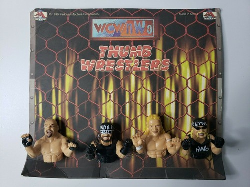 Vintage Thumb Wrestlers Old Gumball Vending Machine Display Card #121