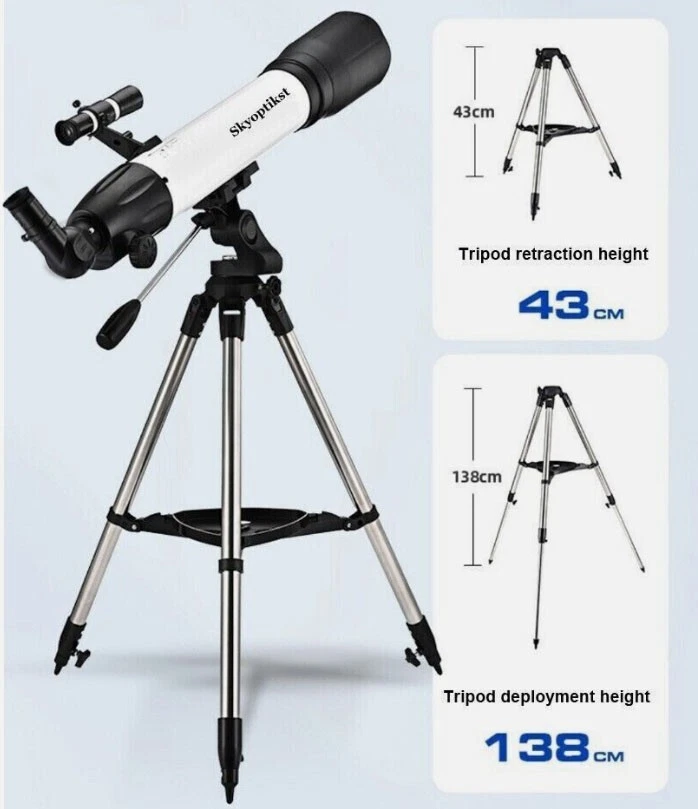 90mm Astronomy Telescope for Beginners - Perfect Christmas Stargazing Gift - Image 3 of 4