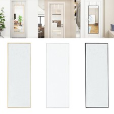 Over the Door Mirror Full Length Bedroom Wardrobe Door Hung Mirror Dressing Room